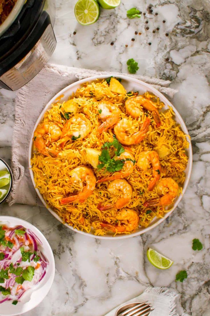 Instant Pot Shrimp Biryani